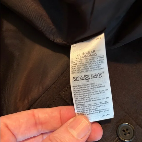 Banana Republic Rich Brown Luxury Suit 100% Wool - Picture 10 of 11